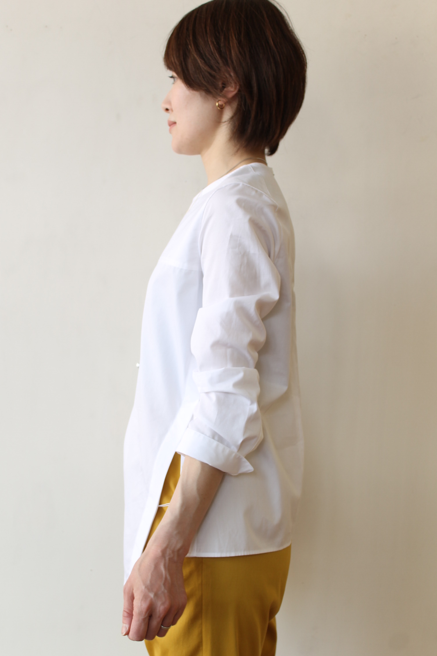 MACPHEE(マカフィー）コットンサイドスリットシャツ／ホワイト～☆ | CREEKS BLOG