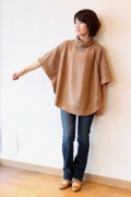 Espeyrac(エスペラック)オフタートル・マント風セーター
