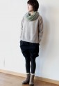 MACPHEE(マカフィ）カシミヤ混ボートネックセーター