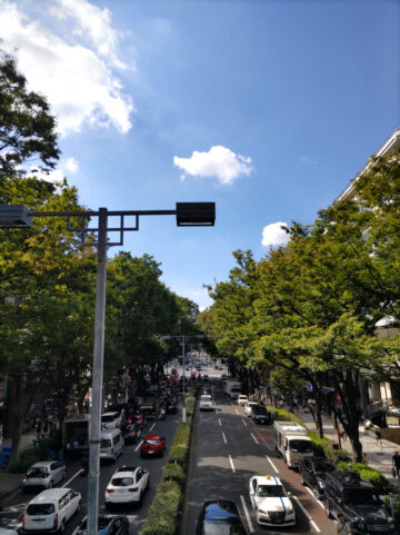 着いてみたらこの青空でした【表参道】 画像