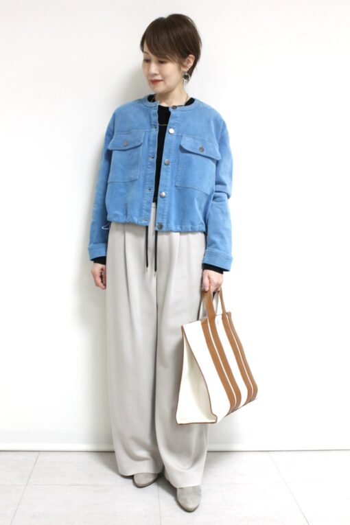 マリードール(MARIED’OR)ノーカラーコーデュロイジャケット~★ 画像