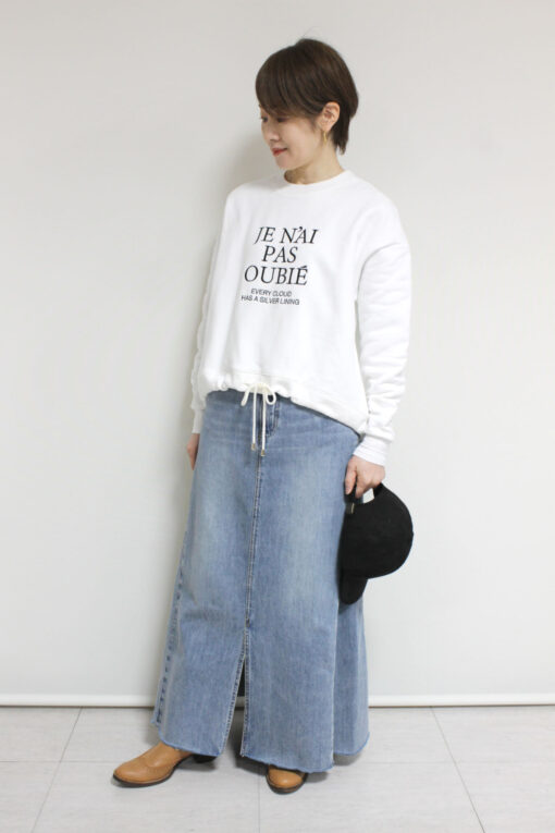 ディニテコリエ(Dignite Collier）刺繍スウェットプルオーバー～★ 画像