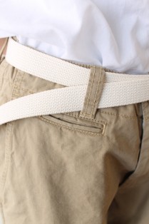 MASTER&CO.（マスター＆コー）のベルト付チノパンツ・ベージュ