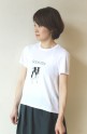 anana(アナナ）フレンチブルドックＴシャツ／ホワイト