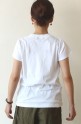 Le Melange（ル・メランジュ）のCaliforniaロゴプリントTシャツ／ホワイト