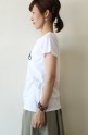 anana(アナナ)ロゴロープTシャツ／シロ
