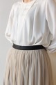 Yangany（ヤンガニー）マザーニーズリバーシブルスカート（セットアップ対応）ベージュ／入学式　ママ　スーツ