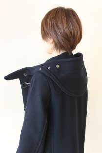マカフィー (MACPHEE) ロングダッフルコート/ネイビー・Sサイズ ...