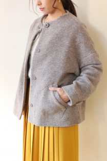 chambre de charme（シャンブルドゥシャーム）ウール混コクーンライン