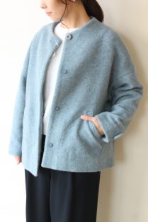 chambre de charme - chambre de charme シャンブルドゥシャーム コクーンコート chambre de charme（シャンブルドゥシャーム）ウール混コクーンライン