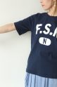 NOMBRE IMPAIR（ノンブルアンペール）F.S.RボーイズTシャツ／ネイビー