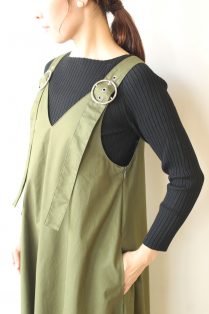 アナナ（anana）バックル型ジャンパースカート／カーキ - 15,180円 