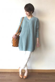 TORRAZZO DONNA Vネックオーバーサイズニット (新潟紫竹山店) 171116 Torrazzo Donna TORRAZZO DONNA Vネックオーバーサイズニット