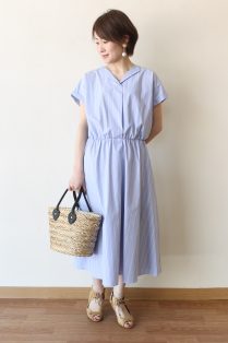 新品✴︎passione パシオーネ ホワイト シャツワンピース 半袖 003-209x314.jpg