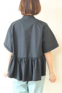 ソーノ(SONO)チビフリルブラウス／ブラック - 16,500円 | 通販