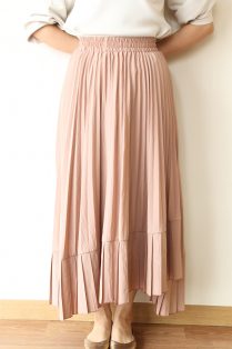 ディニテコリエ(Dignite Collier)アシンメトリープリーツスカート