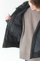 ソーノ（SONO）バックフレアージャケットコート／ブラック