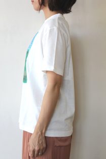 chambre de charme - シャンブルドゥシャーム/スミレの輪っかプリント Ｔシャツ シャンブルドゥシャーム/スミレの輪っかプリント Tシャツ