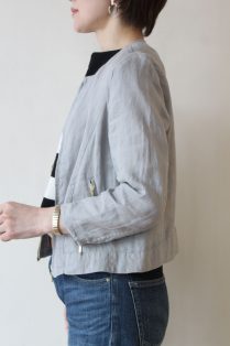 ノンブルアンペール(NOMBRE IMPAIR)フレンチリネンノーカラー