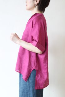 ノンブルアンペール（NOMBRE IMPAIR）リネンキャンパスブラウス 