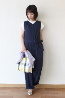 再値下げ！Dignite coller  オールインワンネイビー綿100 再値下げ！Dignite coller オールインワンネイビー綿100
