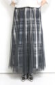 ロージー（ROSIEE)チェック×チュールリバーシブルスカート／ブラック系