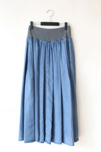 アヤン（ayane）テンセルデニムスカート／ブルー系 - 16,280円 | 通販