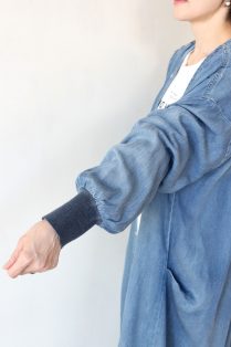 アヤン（ayane）テンセルデニムロングシャツ／ブルー - 17,380円