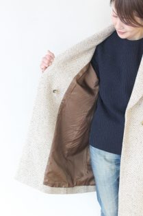 ノンブルアンペール(NOMBRE IMPAIR)ウールヘリンボーンダブル ノンブルアンペール(NOMBRE IMPAIR)ウールヘリンボーンダブル