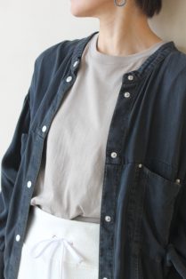 アヤン（ayane）テンセルデニムシャツジャケット／ネイビー - 13,904円