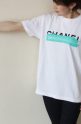 アカウント（ Account in Paris）ペイントロゴＴシャツ／ホワイト