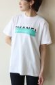 アカウント（ Account in Paris）ペイントロゴＴシャツ／ホワイト