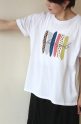 ロージー（ROSIEE)転写プリントＴシャツ／ホワイト