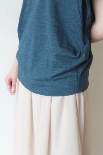 マリードール（MARIED'OR）コットン脇タックフレンチ袖プル