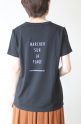 アンナケリー（Anna Kerry）クルーネックバックロゴＴシャツ／ブラック