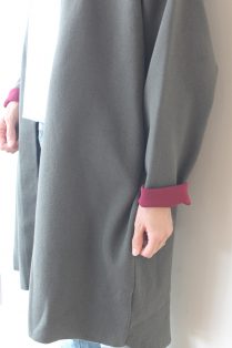 マリードール  ロングカーディガン MARIED'OR マリードール（MARIED'OR）配色ロングカーディガン