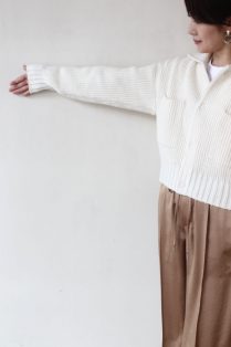 セール】 ハイブリッドコットン ショートブルゾン