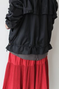 ディニテコリエ（Dignite Collier）グログランギャザーブルゾン