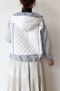 ミカーレミカーレ（MICALLE MICALLE）キルティング×ダンボールニット