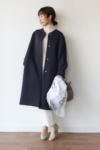 SONO NAVY マシュマロコート STANDARD-