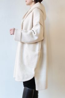 アヤン（ayane）スフレ糸フーデッドコート／アイボリー - 27,280円 | 通販 | CREEKS