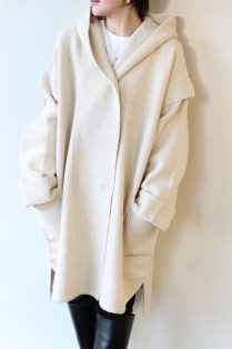 アヤン（ayane）スフレ糸フーデッドコート／アイボリー - 27,280円 | 通販 | CREEKS