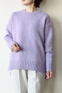 マカフィー(MACPHEE） ラムカシミヤクルーネックプルオーバー