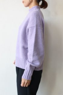新品未使用　マカフィー　ラムカシミヤ　プルオーバー　ラベンダー マカフィー(MACPHEE） ラムカシミヤビルドネックプルオーバー