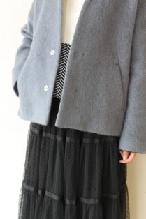 ル・メランジュ(Le Melange)モヘアダブルシャギーショートコート