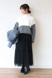 ル・メランジュ(Le Melange)モヘアダブルシャギーショートコート