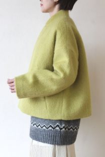 ル・メランジュ(Le Melange)モヘアダブルシャギーショートコート