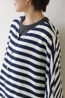 シニヨン(CHIGNON)2WAYボーダーブラウス/ネイビー×ホワイト シニヨン(CHIGNON)2WAYボーダーブラウス/ネイビー×ホワイト