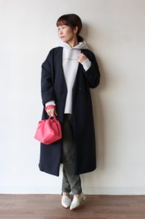 美品 Dignite collier ダークグレー ロングコートオープンフロント 2025年最新】ディニテコリエ ロングコートの人気アイテム - メルカリ