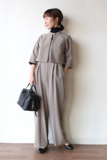 シニヨン（CHIGNON）ジャケット付きコンビネゾン／モカ【入卒対応 